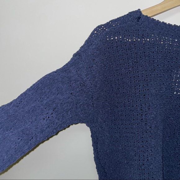 NWT Aero Navy Cable Knit Soft Sweater XS - Picture 5 of 9